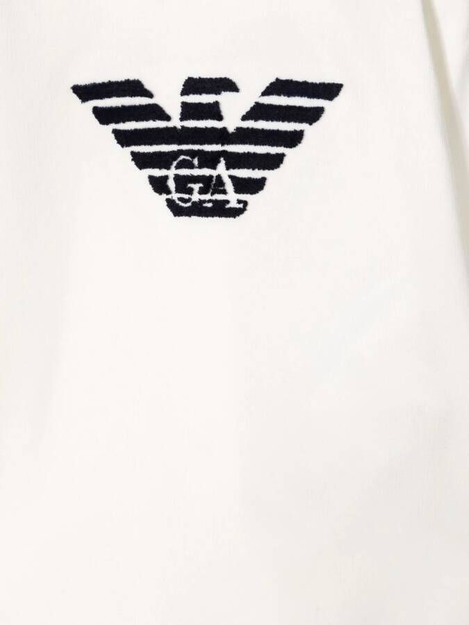 Emporio Armani Kids Pyjama met logoprint Wit
