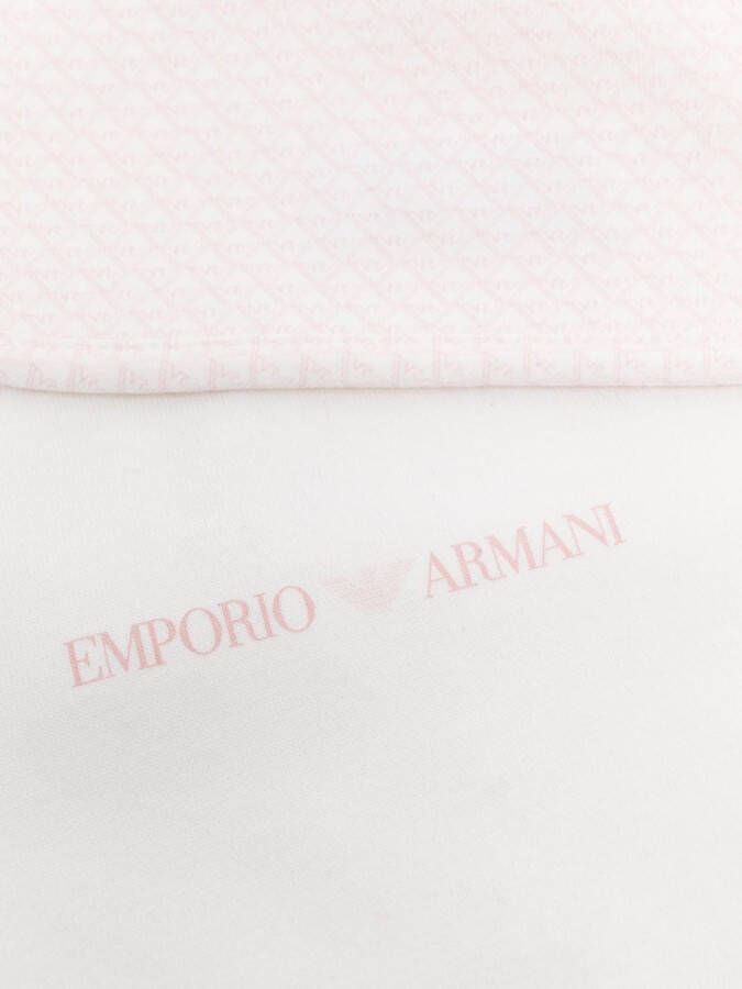 Emporio Armani Kids Set van 2 slabbetjes Roze