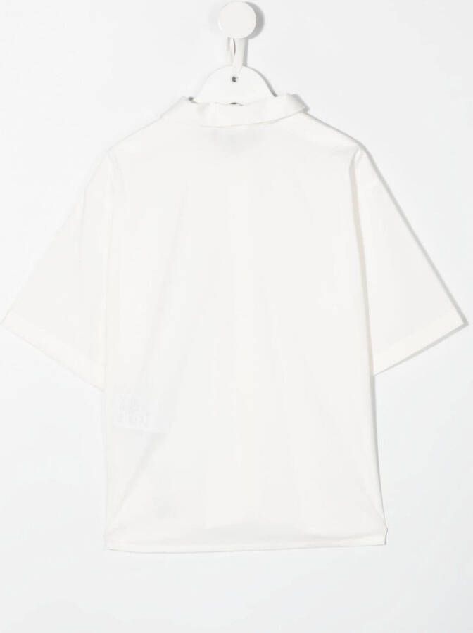 Emporio Armani Kids Shirt met logoprint Wit
