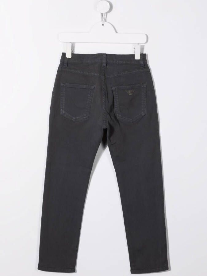 Emporio Armani Kids Skinny jeans Grijs