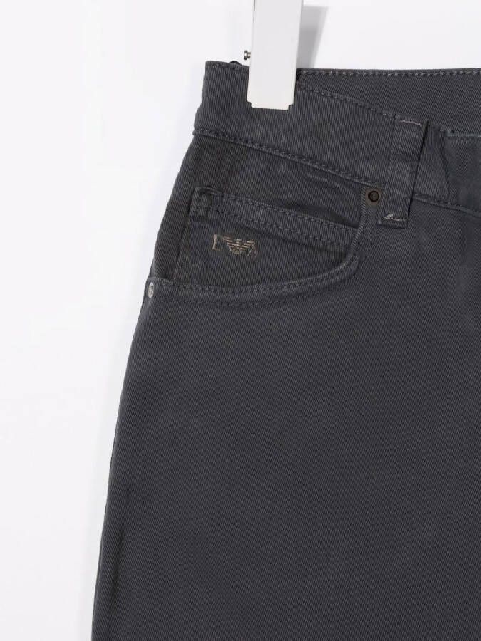 Emporio Armani Kids Skinny jeans Grijs