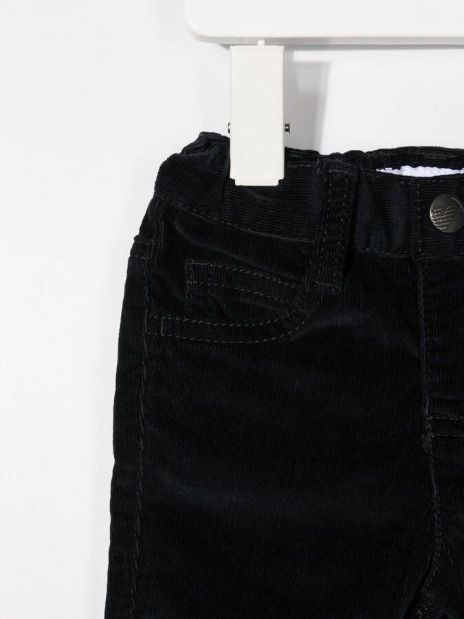 Emporio Armani Kids Slim-fit jeans Blauw