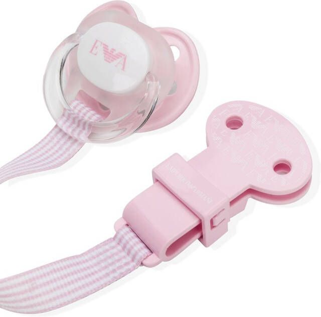 Emporio Armani Kids Speen met logoprint Roze
