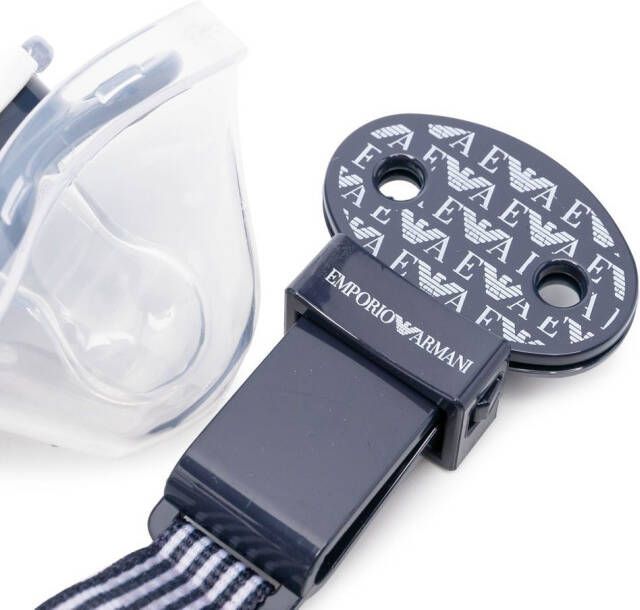 Emporio Armani Kids Spenen set met logoprint Blauw