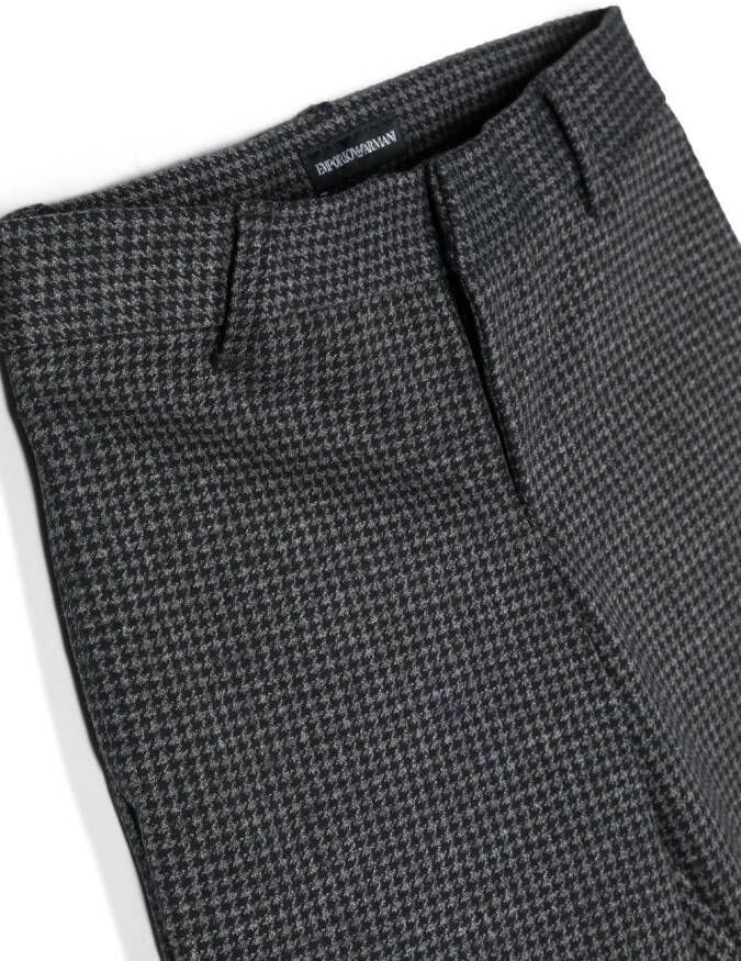 Emporio Armani Kids Straight broek Grijs