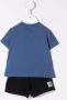 Emporio Ar i Kids T-shirt en shorts met logoprint Blauw - Thumbnail 2