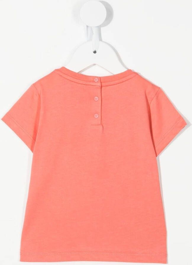 Emporio Armani Kids T-shirt met grafische print Roze