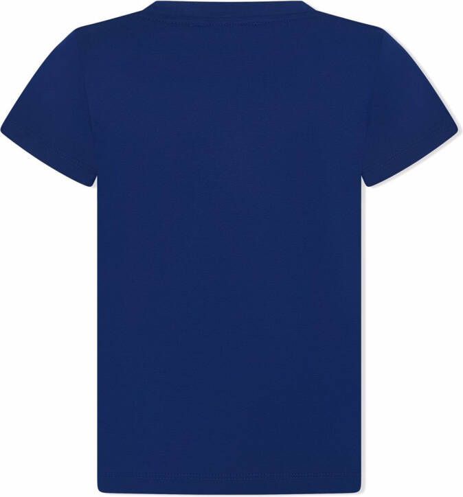 Emporio Armani Kids T-shirt met logoprint Blauw