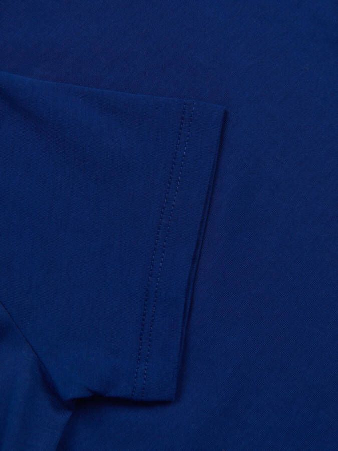 Emporio Armani Kids T-shirt met logoprint Blauw