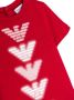 Emporio Ar i Kids T-shirt met logoprint Rood - Thumbnail 3