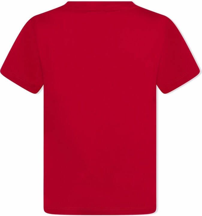 Emporio Armani Kids T-shirt met logoprint Rood