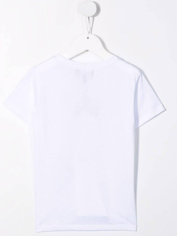 Emporio Armani Kids T-shirt met logoprint Wit