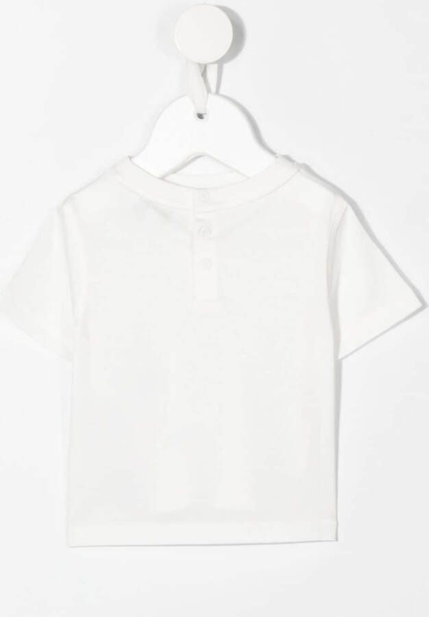 Emporio Armani Kids T-shirt met ronde hals Wit