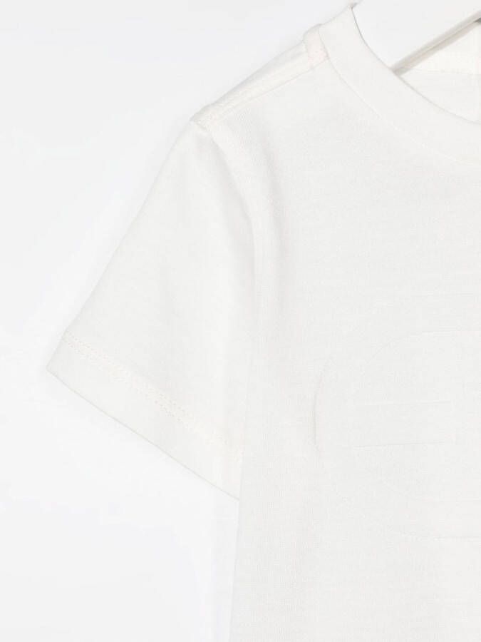 Emporio Armani Kids T-shirt met ronde hals Wit