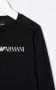 Emporio Ar i Kids Top met logo Blauw - Thumbnail 3