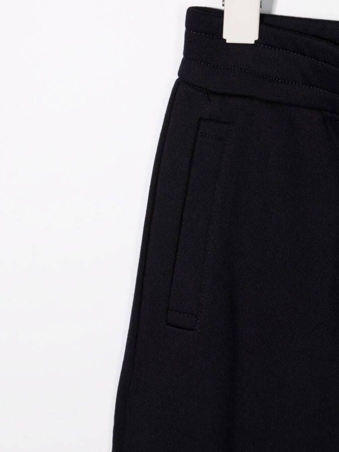 Emporio Armani Kids Trainingsbroek met trekkoord Blauw
