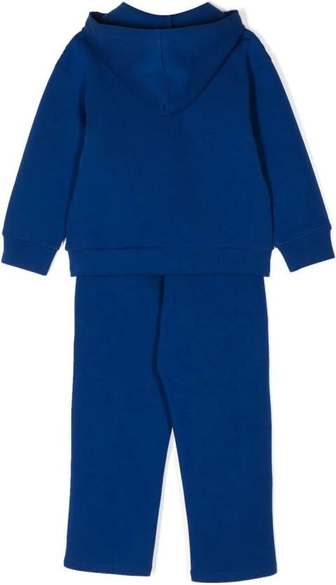 Emporio Armani Kids Trainingspak met logoprint Blauw