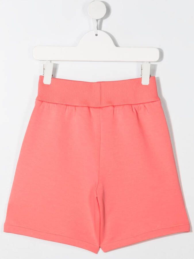 Emporio Armani Kids Trainingsshorts met logoband Roze