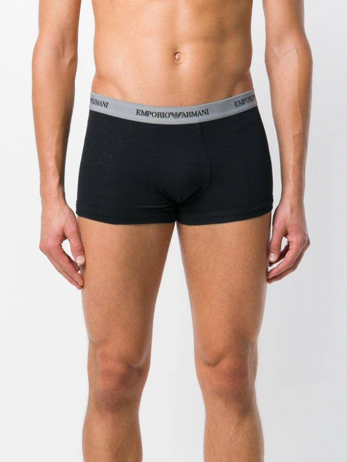 Emporio Armani logo band boxers Zwart