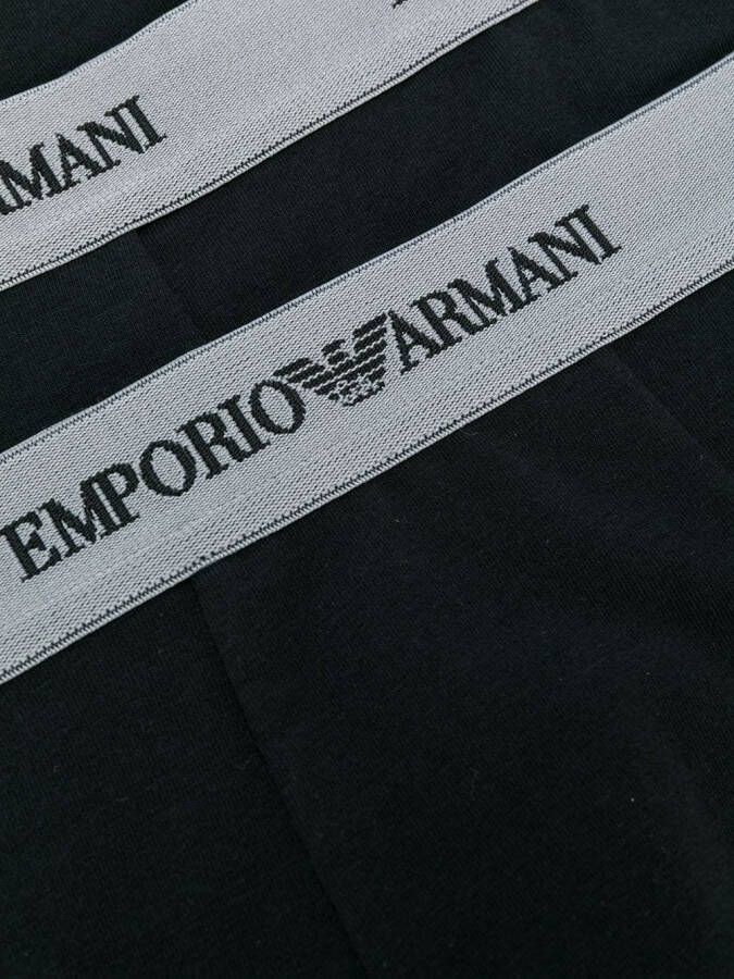 Emporio Armani logo band boxers Zwart