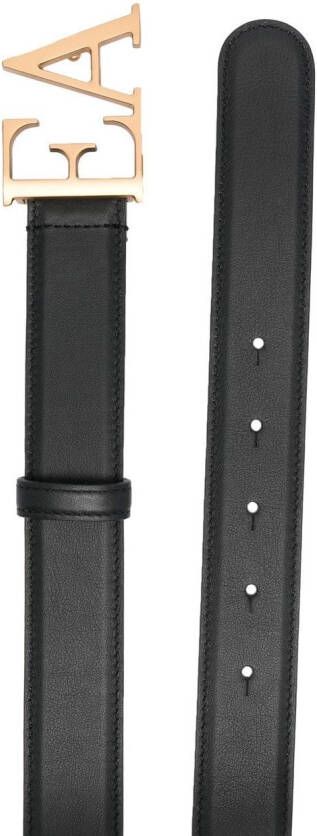Emporio Armani Riem met logogesp Zwart