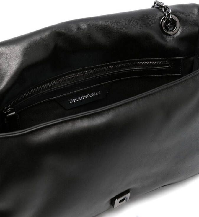 Emporio Armani Gewatteerde schoudertas Zwart