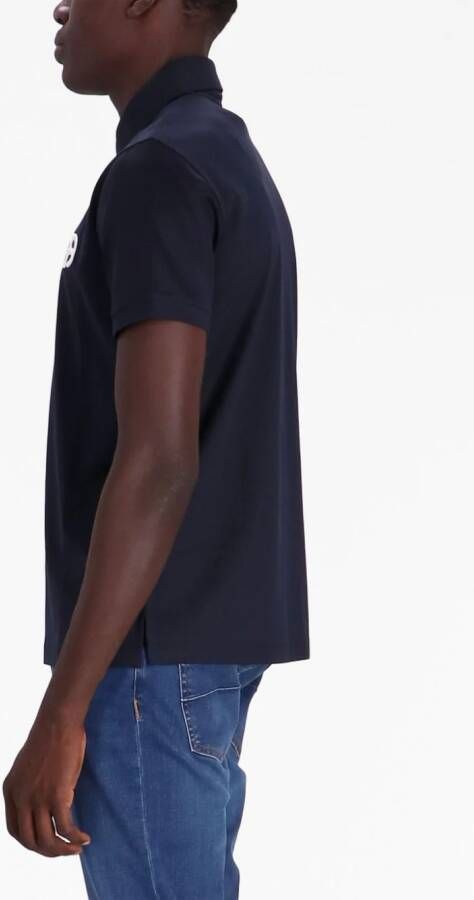Emporio Armani Poloshirt met knoopsluiting Blauw