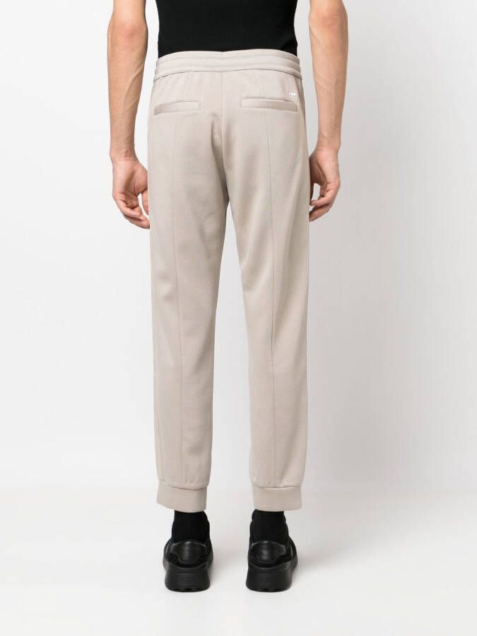 Emporio Armani Trainingsbroek met logoplakkaat Beige