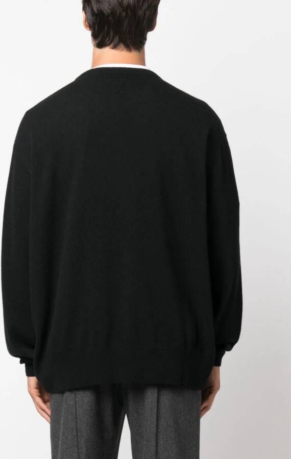Emporio Armani Trui met logoprint Zwart