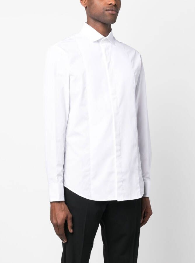 Emporio Armani Katoenen overhemd Wit