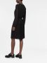 Emporio Armani Midi-jurk met lange mouwen Zwart - Thumbnail 4