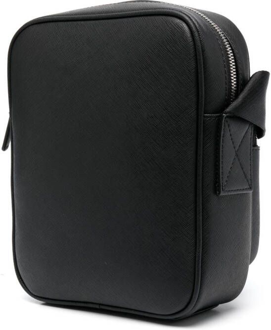 Emporio Armani Messengertas met logoplakkaat Zwart