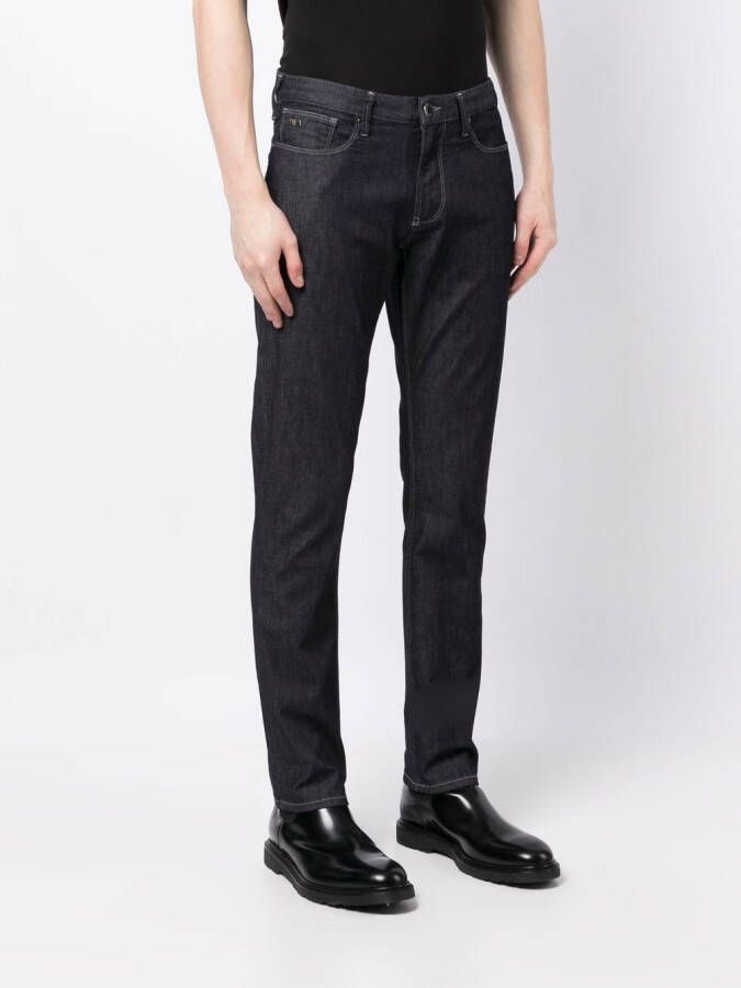 Emporio Armani J06 slim-fit jeans Blauw
