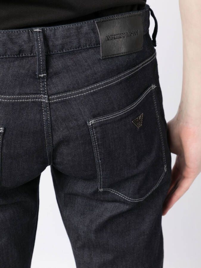 Emporio Armani J06 slim-fit jeans Blauw