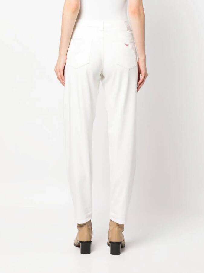 Emporio Armani Straight broek Wit