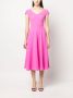 Emporio Armani Midi-jurk met uitgesneden rug Roze - Thumbnail 3