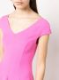 Emporio Armani Midi-jurk met uitgesneden rug Roze - Thumbnail 5