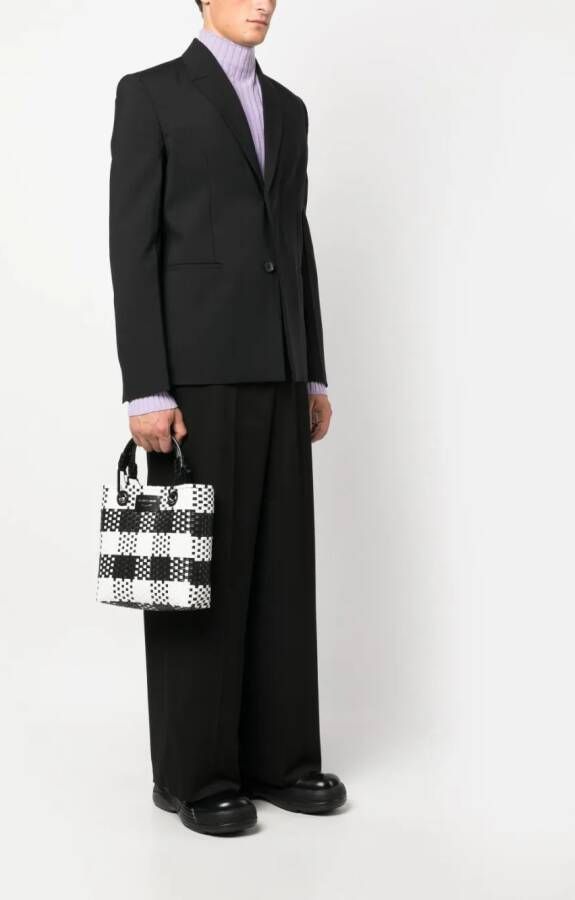 Emporio Armani MyEA geweven shopper Zwart