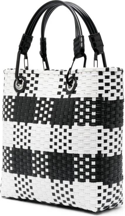 Emporio Armani MyEA geweven shopper Zwart