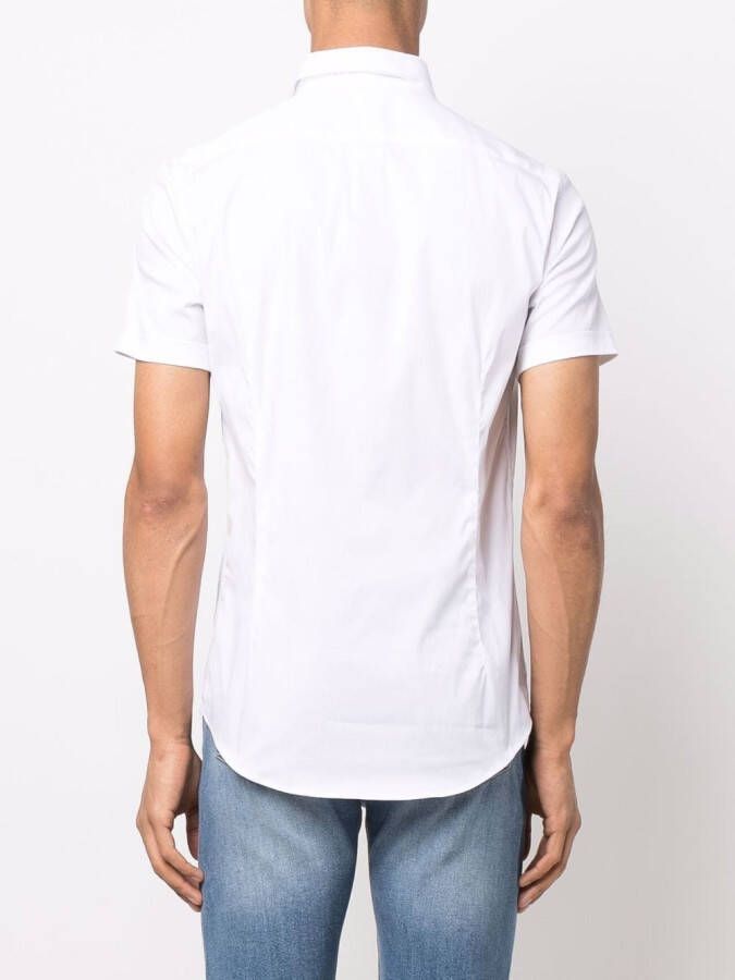 Emporio Armani Overhemd met korte mouwen Wit