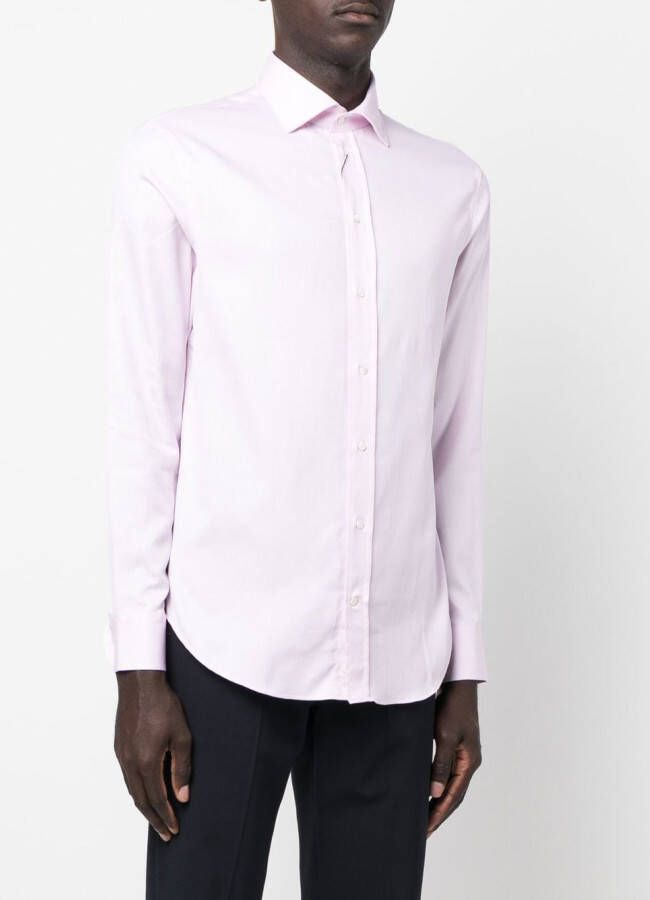 Emporio Armani Overhemd met lange mouwen Roze