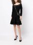 Emporio Armani Midi-jurk met geperforeerd detail Zwart - Thumbnail 2