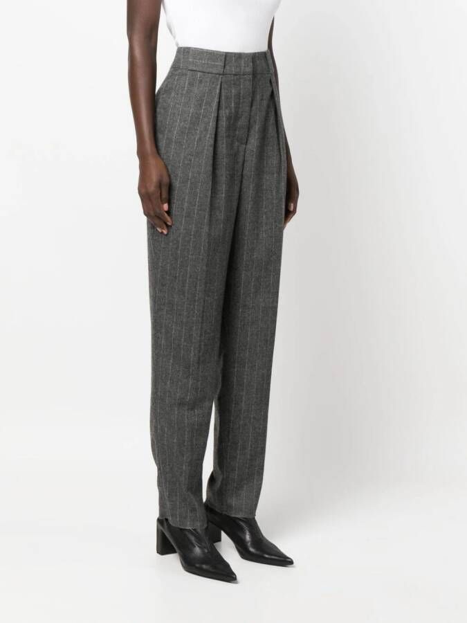 Emporio Armani Pantalon met krijtstreep Grijs