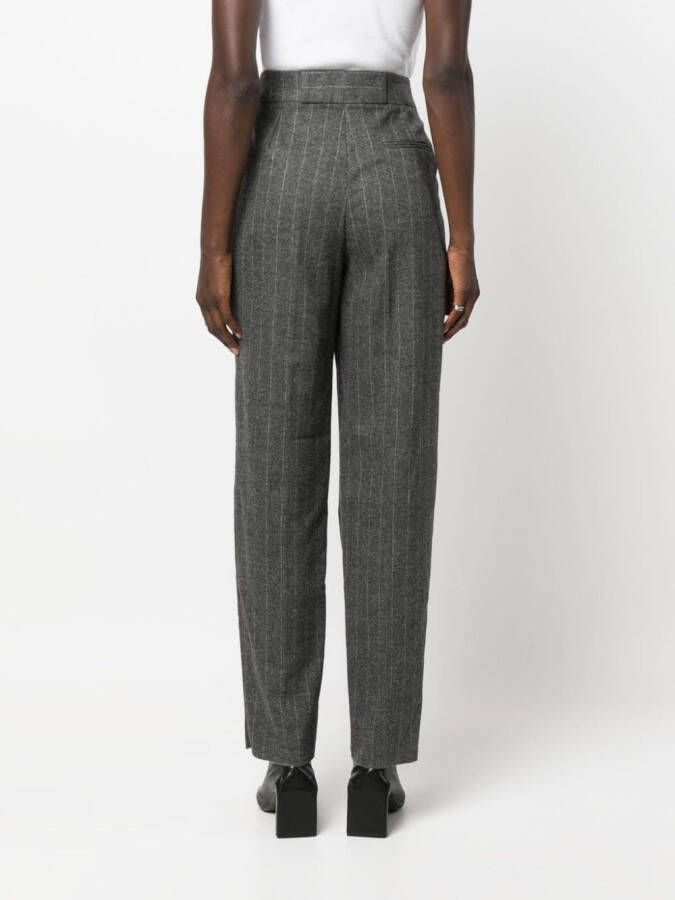 Emporio Armani Pantalon met krijtstreep Grijs