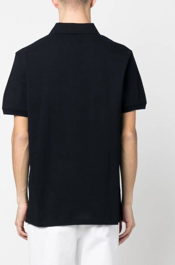 Emporio Armani Poloshirt met geborduurd logo Blauw