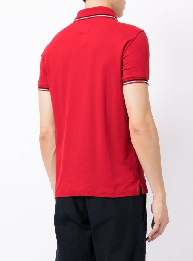 Emporio Armani Poloshirt met geborduurd logo Rood