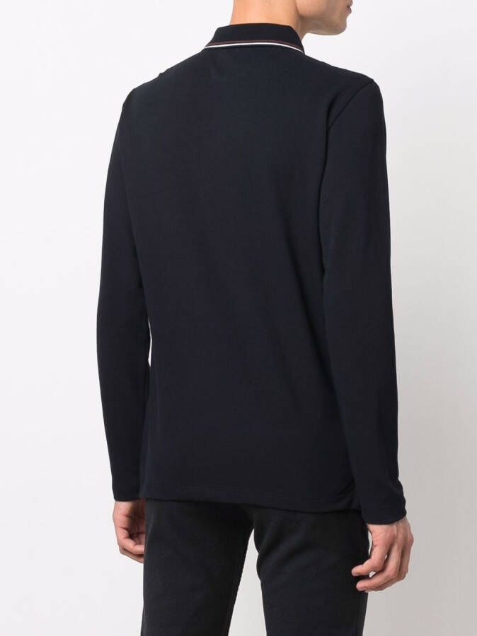 Emporio Armani Poloshirt met logoprint Blauw