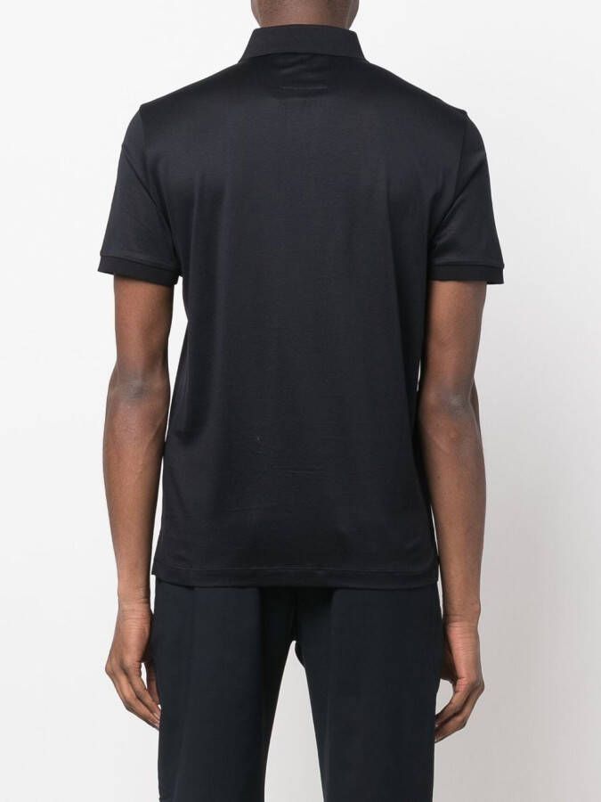Emporio Armani Poloshirt met logoprint Blauw