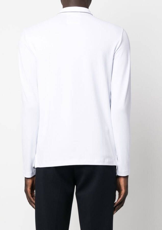Emporio Armani Poloshirt met logoprint Wit