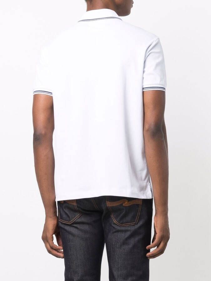 Emporio Armani Poloshirt met logoprint Wit